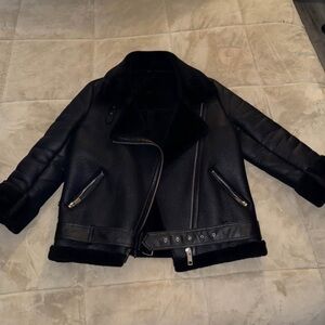 Amazon Black Leather Women's Jacket